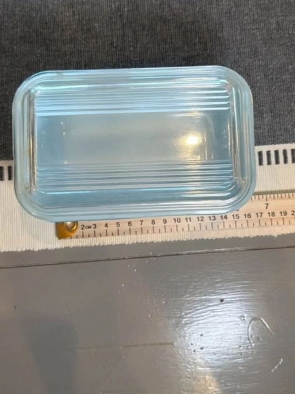 Vintage Pyrex 503 Turquoise Refrigerator Dish with Lid